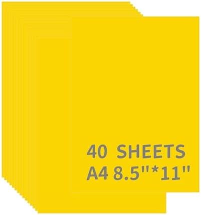 Colored Card Stock, 180GSM 65LB Color Cardstock Paper, 40 Sheets 8.5 x 11 Inch by CozyNestMo