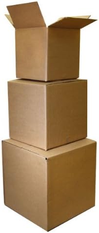 the boxery 8"x6"x4" corrugated cardboard boxes 100-pack, main product view