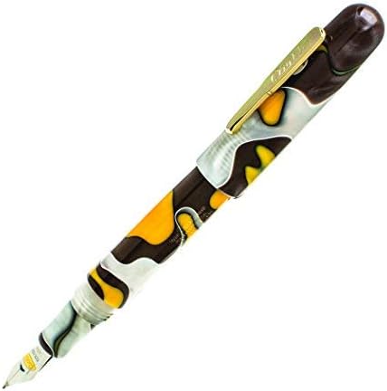 Conklin All American Fountain Pen in Yellowstone – Broad Nib, Unique Yellow by Conklin