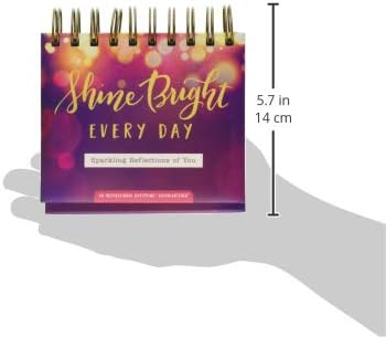 DaySpring - Shine Bright Every Day: Sparkling Reflections of You - A DaySpring Inspirational DayBrightener - Perpetual Calendar (10176)