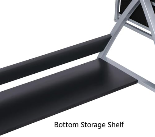 yaheetech drafting table with storage & stool, adjustable, view 9