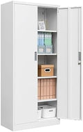 TaskStorz Storage Cabinet, 72 Inch Tall Metal Storage Cabinet by TaskStorz