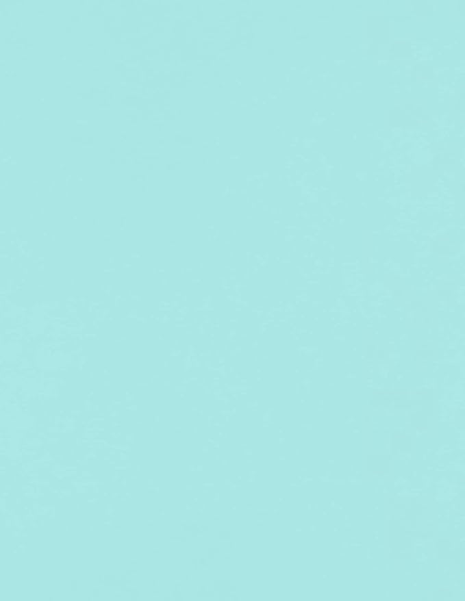 LUXPaper 8.5" x 11" Paper | Letter Size | Seafoam Blue | 80lb. Text | 50 Qty by LUXPaper