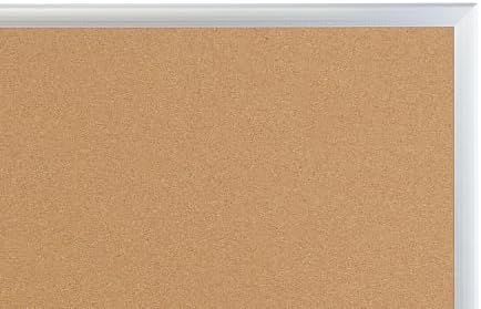 Staples Cork Bulletin Board, 3x2 Feet, Oak Frame, Self-Healing