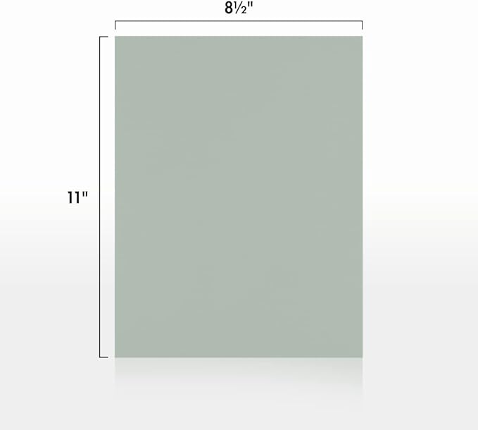 LUXPaper 8.5" x 11" Paper | Letter Size | Slate Gray | 70lb. Text | 50 Qty - Image 2