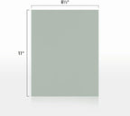 LUXPaper 8.5" x 11" Paper | Letter Size | Slate Gray | 70lb. Text | 50 Qty - Image 2
