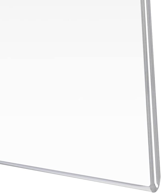 PecMuikee Acrylic Sign Holder 8.5x11, Wall Mount Acrylic Sign Holder and - Image 6