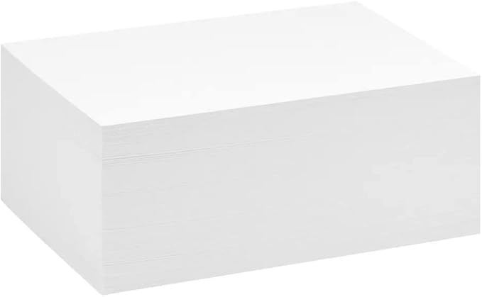 Reskid White Cardstock Thick Paper by Unknown