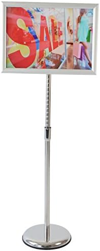 t-sign adjustable pedestal sign holder poster stand, view 9