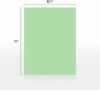 LUXPaper 8.5" x 11" Cardstock | Letter Size | Pastel Green | 65lb. Cover | 50 - Image 3
