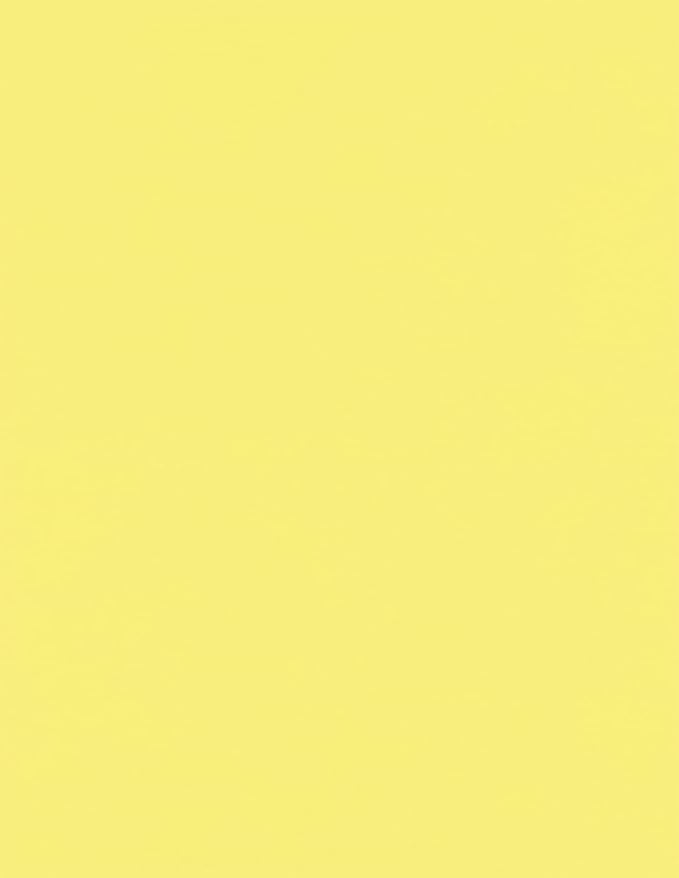 LUXPaper 8.5" x 11" Paper | Letter Size | Pastel Canary Yellow | 60lb. Text | 1 by LUXPaper