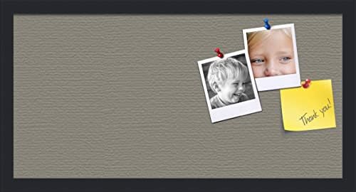 PinPix 24x12 Inch Cork Bulletin Board. This Decorative Framed Pin Board Comes...