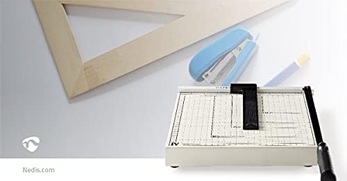 Nedis PACU110A4 Paper Cutting Guillotine Machine | A4 Size | Metal Blade