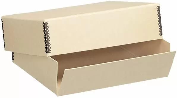 Lineco Museum Archival Storage Box, 11.75x15.25x3 in. Drop Front Design. by Lineco