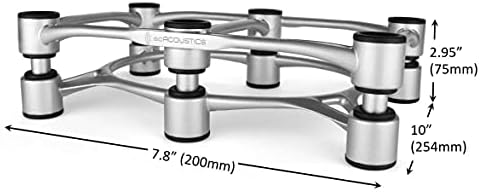 IsoAcoustics Aperta Series Isolation Speaker Stands with Tilt Adjustment: Ape...