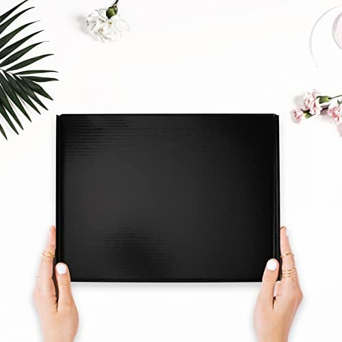 hoikwo 20 packs black 12x9x4 medium shipping boxes, package contents