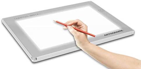 artograph lightpad 920 lx thin dimmable led light showing dimensions