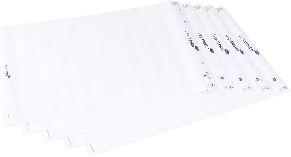 Legamaster Plain Flipchart Gridded - 5 Pack