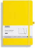 POPRUN A5 Lined Journal Notebooks, Leather Hardcover Thick Notebook by POPRUN