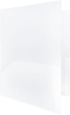JAM PAPER Plastic 2 Pocket POP Folders - Image 3