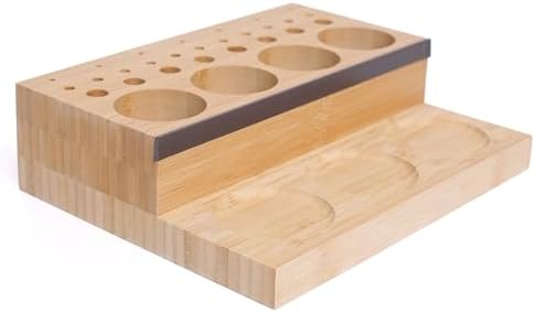 Raprance Wooden Fly Tying Fishing Kit Organizer Fly Tying Tool Caddy Desktop ...