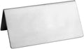New Star Foodservice Stainless Steel Table Tent Sign, 3-Inch by 1-1/2-Inch) by NewStarFoodservice