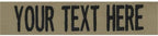 Custom Uniform Name Tapes Solid Colors. Coyote Tan Fabric, 3.5 Inch Sew on by NORTHERNSAFARI