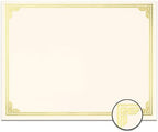 PaperDirect Green on White Classic Specialty Certificates, 8½ x11, Foil Accents - Image 3