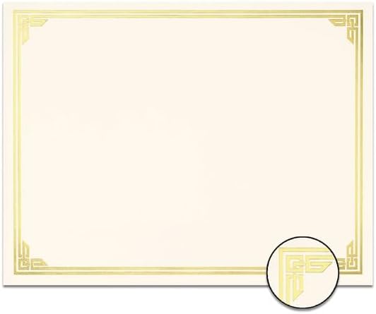 PaperDirect Gold on White Classic Specialty Certificates, 8½ x11, Foil Accents - Image 3
