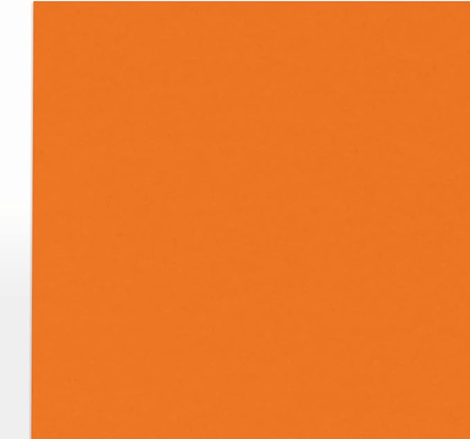 LUXPaper 8.5" x 11" Paper | Letter Size | Mandarin Orange | 80lb. Text | 50 Qty - Image 7