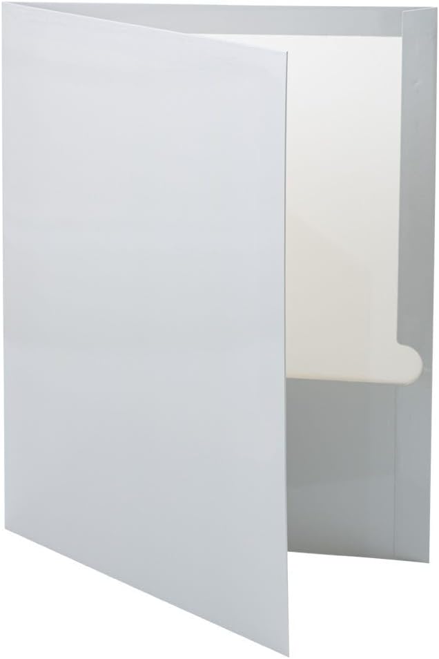 JAM PAPER Laminated Two Pocket Glossy Folders - Image 3