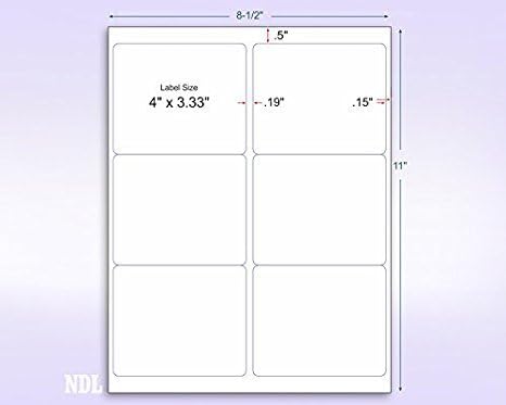 NextDayLabels - 8-1/2 x 11 Neon Color High Light Fluorescent Labels - Image 2