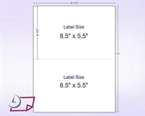 NextDayLabels - 8-1/2 x 11 Neon Color High Light Fluorescent Labels - Image 2