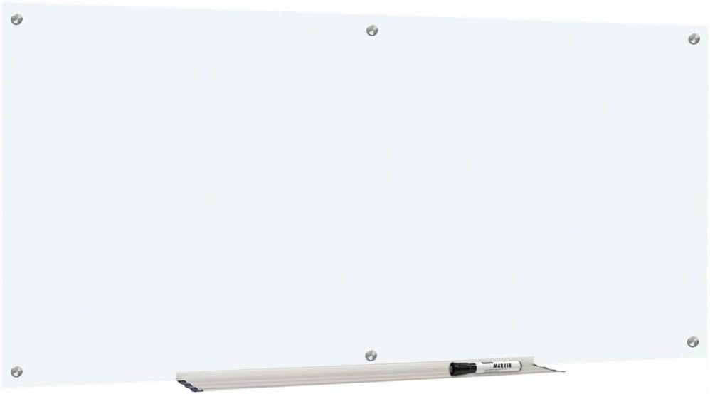 Lorell Glass Dry-Erase Board, 72"x36", Frost (LLR52500)
