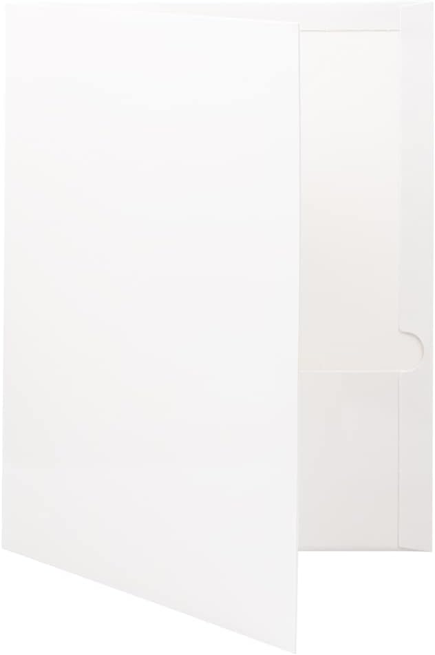 JAM PAPER Laminated Two Pocket Glossy School Folders - Image 3