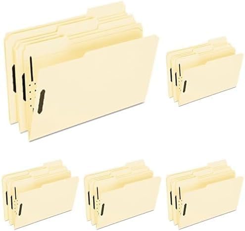 Pendaflex Manila File Folders Legal Size 2 Fasteners | 1/3 Cut Tabs | by TOPSProducts
