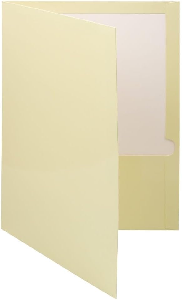 JAM PAPER Laminated Two Pocket Glossy Folders - Image 3