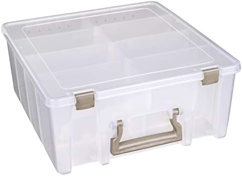 artbin 6990zz super satchel double deep 3-pack, portable, side view