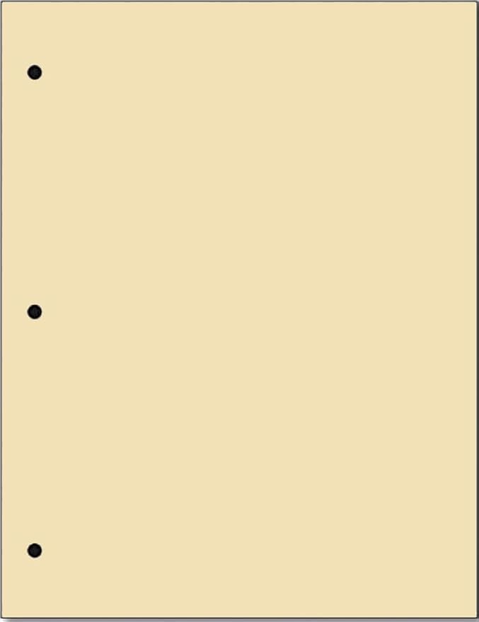 Copy And Printing Color Paper, 20 Lb. 3 Hole Punch 500 Sheets Per Ream. by Limited+Papers