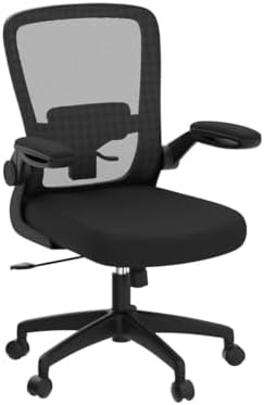 felixking office chair, ergonomic desk chair breathable mesh showing dimensions
