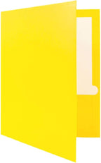 JAM PAPER Laminated Two Pocket Glossy School Folders - Image 3