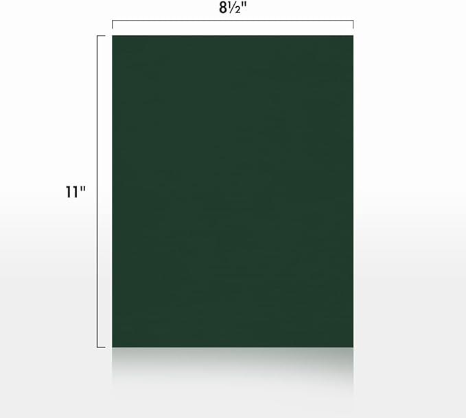 LUXPaper 8.5" x 11" Cardstock | Letter Size | Green Linen | 100lb. Cover | 1 - Image 2
