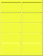 8-1/2 x 11 Neon Color High Light Fluorescent Labels - Image 2