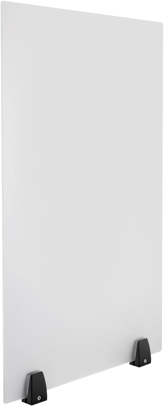 2 Packs Dual Frosted Plexiglass Desk Privacy Panels, 30 x 18 Inch Acrylic - Image 8