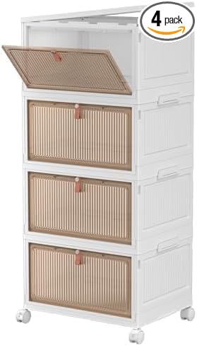 CTSNSLH 4 Tier Plastic Storage Bins by CTSNSLH