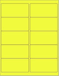8-1/2 x 11 Neon Color High Light Fluorescent Labels by NextDayLabels