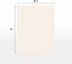 LUXPaper 8.5" x 11" Cardstock | Letter Size | Ivory | 65lb. Cover | 50 Qty - Image 2