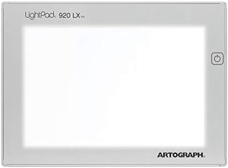 artograph lightpad 920 lx thin dimmable led light, close-up detail