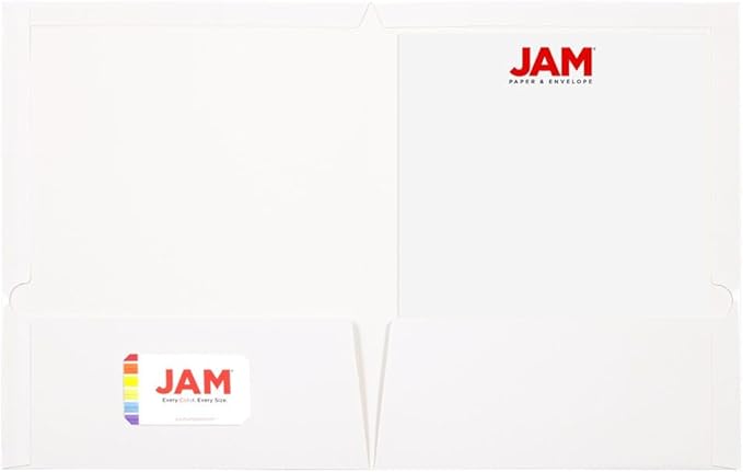 JAM PAPER Laminated Two Pocket Glossy Folders - Image 5