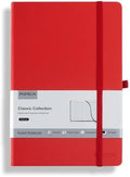 POPRUN A5 Lined Journal Notebooks, Leather Hardcover Thick Notebook by POPRUN